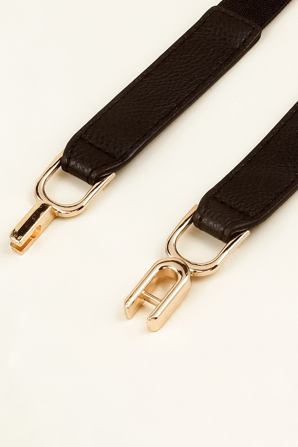 alloy buckle elastic belt