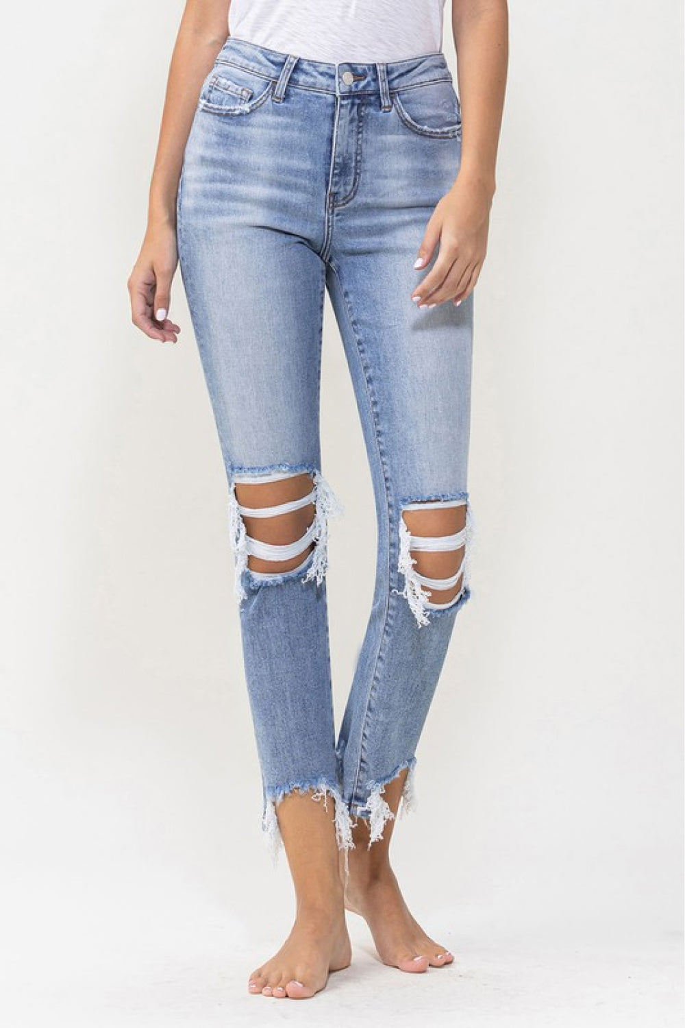 lovervet full size courtney super high rise kick flare jeans