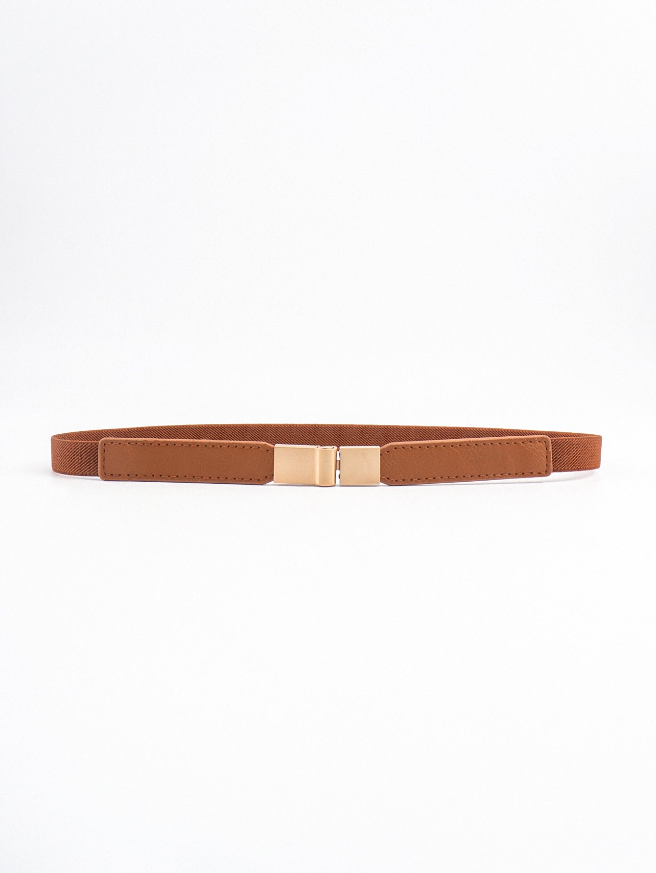 pu elastic skinny belt