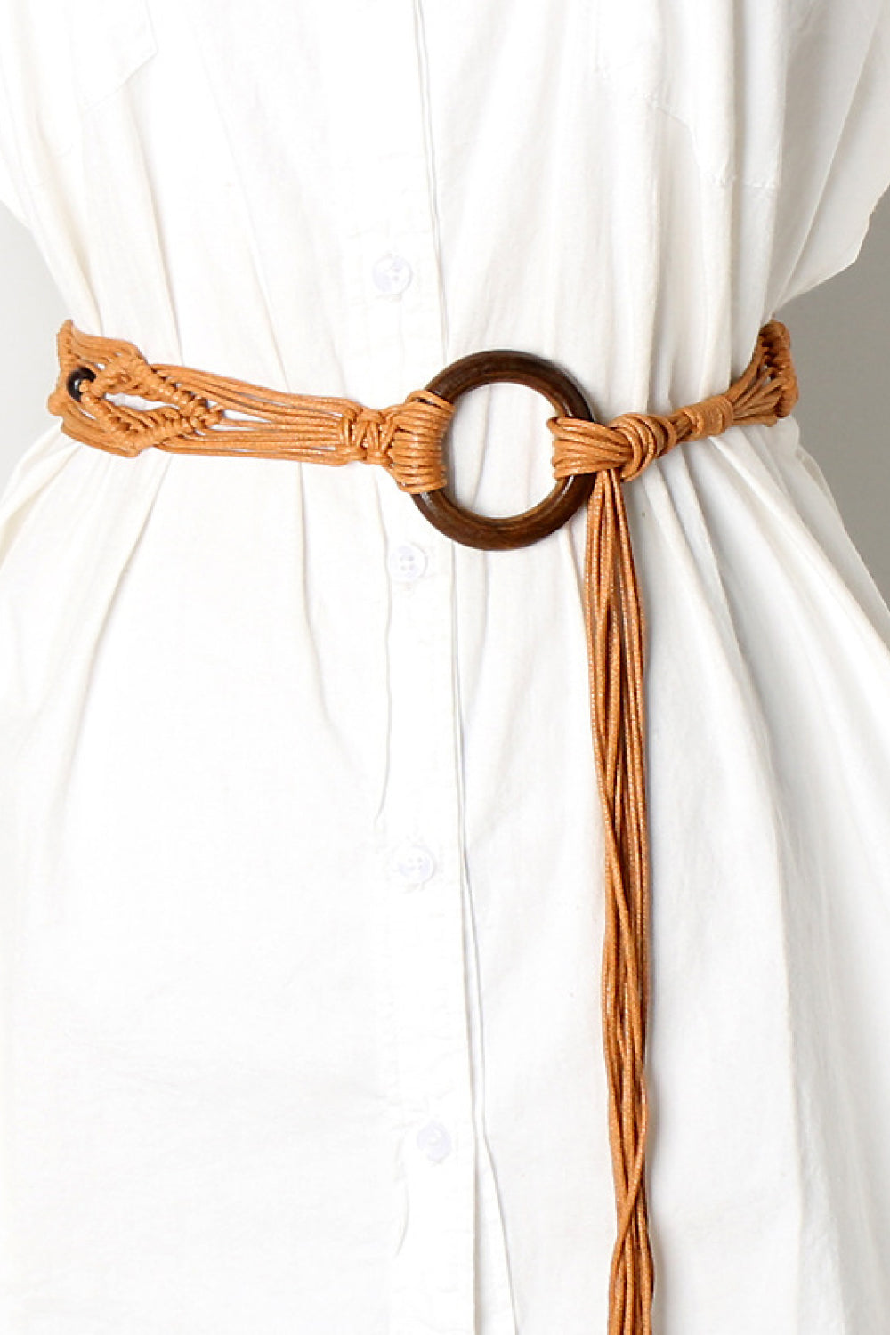 retro braid belt