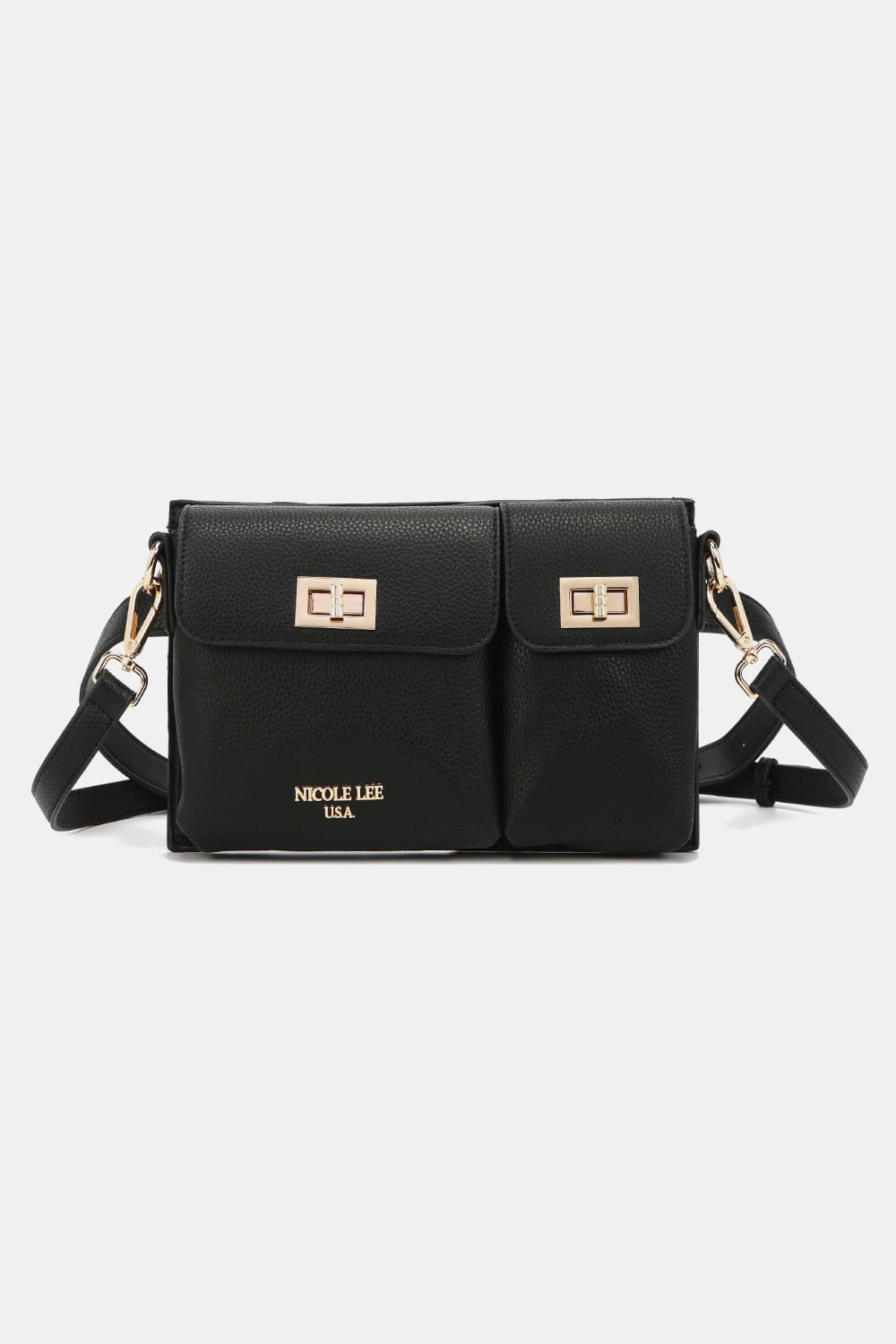 nicole lee usa multi-pocket fanny pack