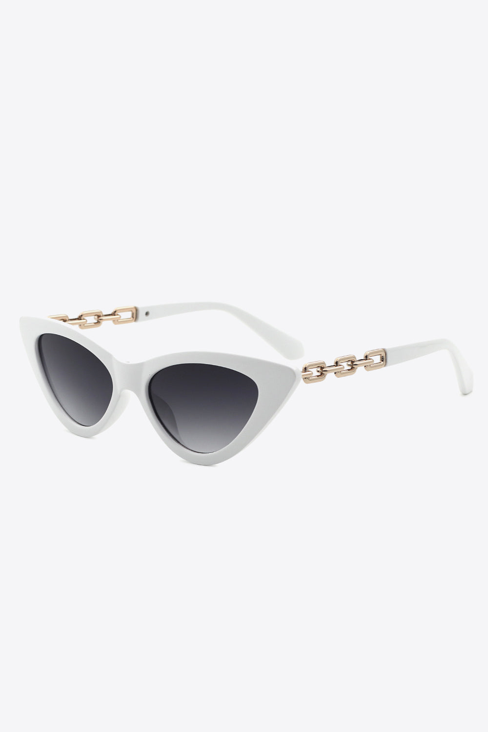 chain detail cat-eye sunglasses