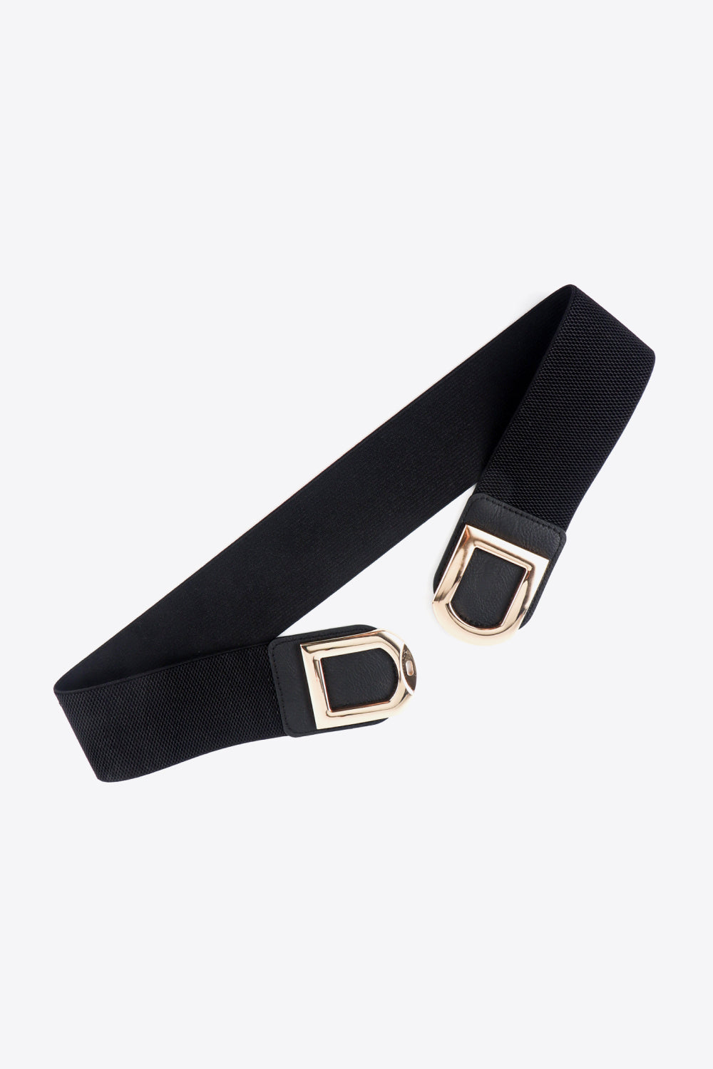 double d buckle pu belt