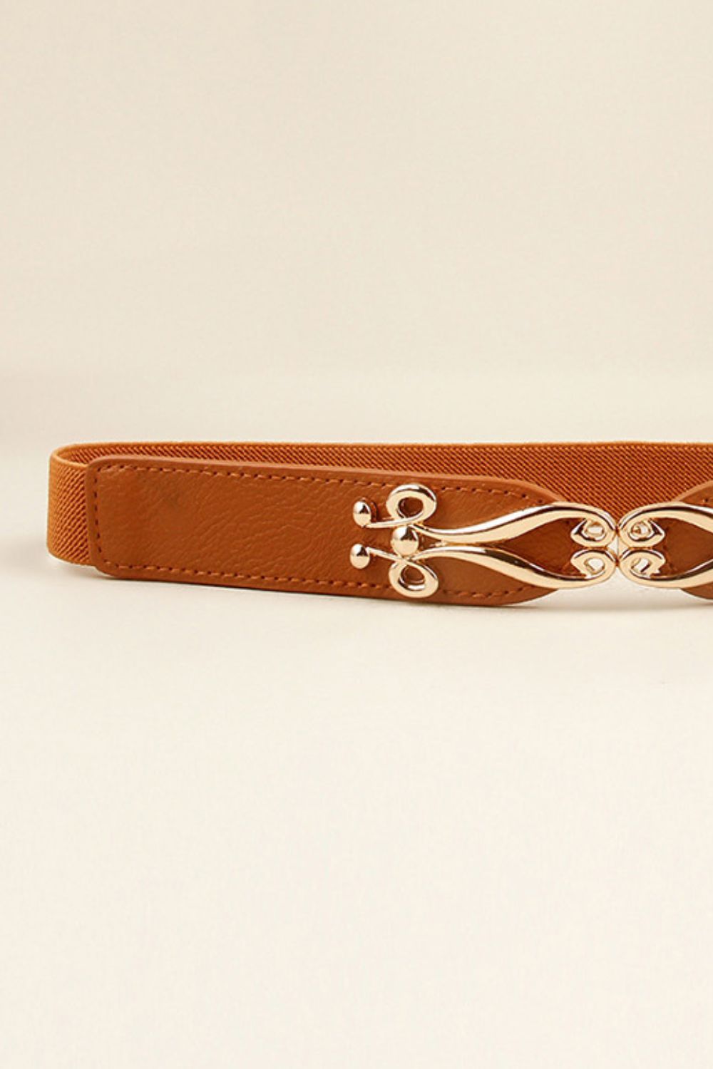 alloy buckle elastic belt