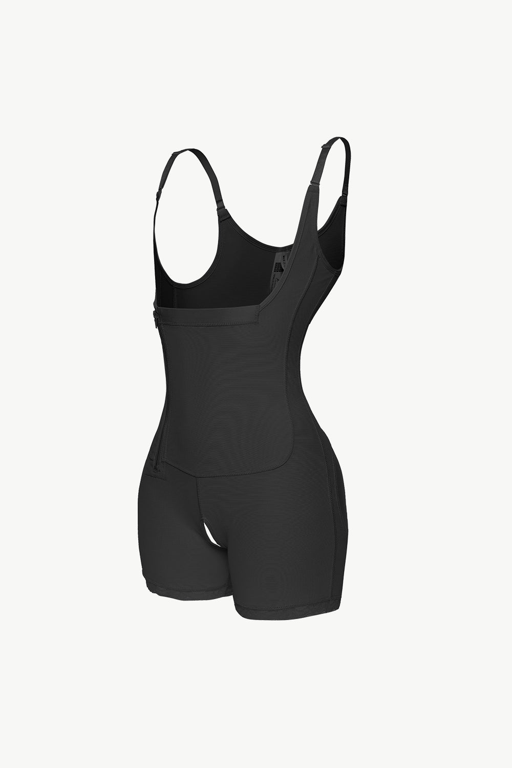 full size side zipper under-bust shaping bodysuit