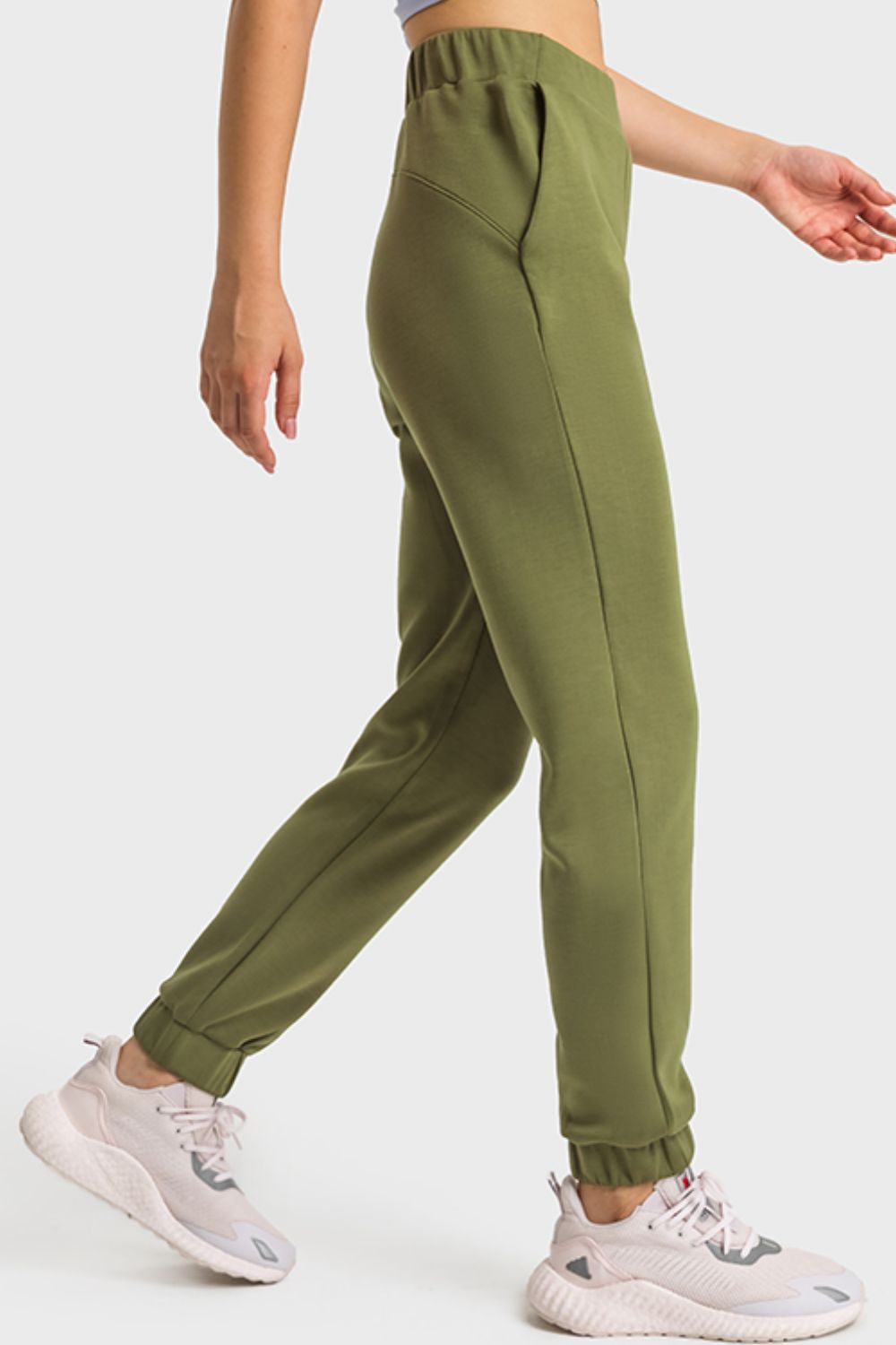 pull-on joggers with side pockets