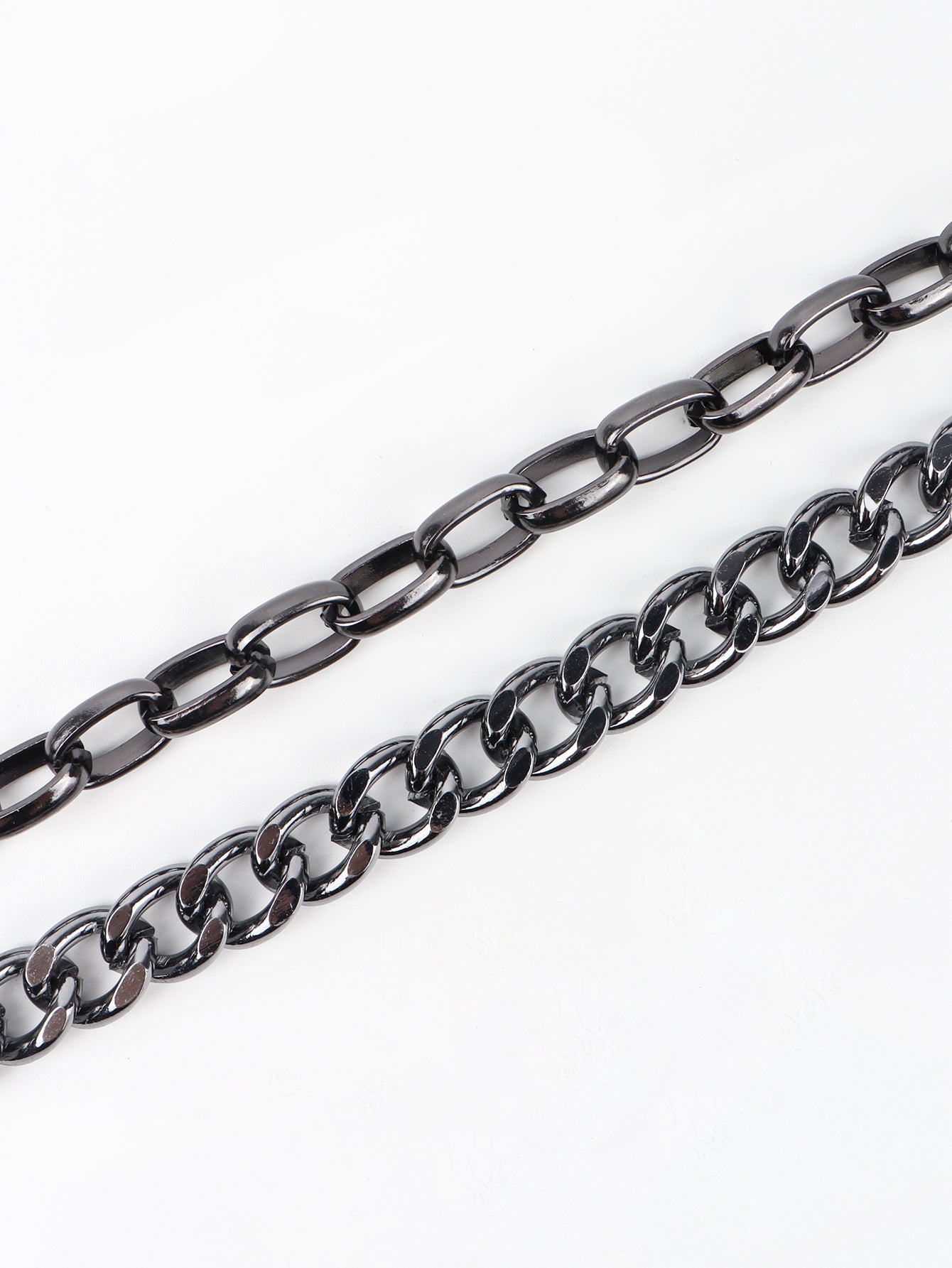 punk aluminium chain belt