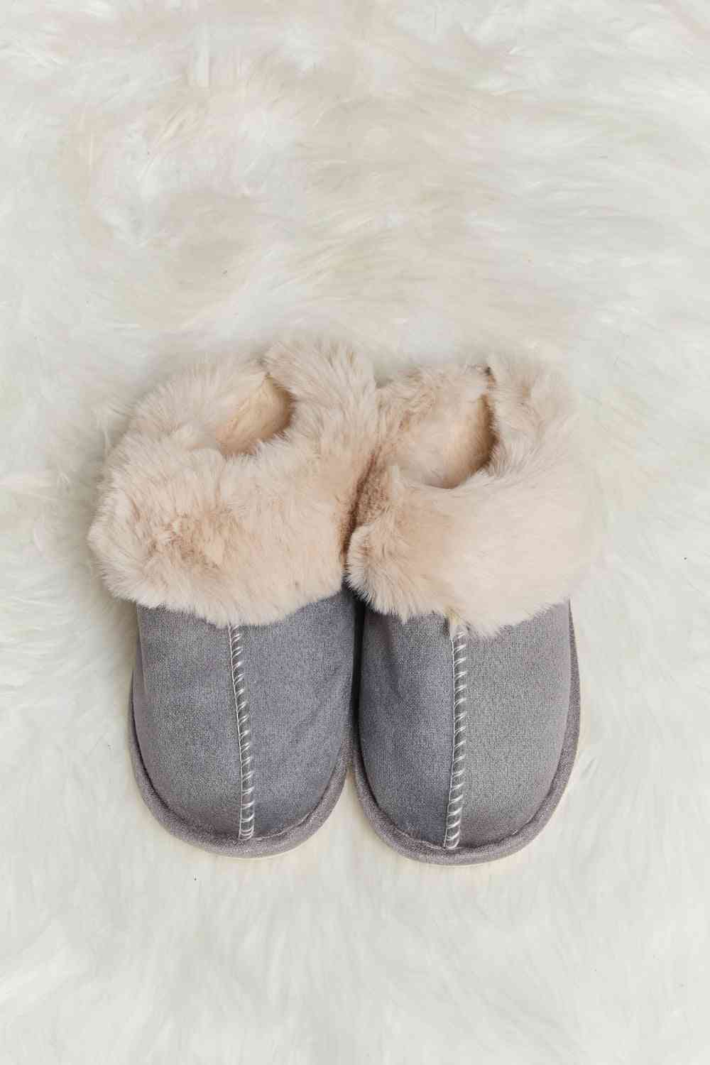 melody fluffy indoor slippers