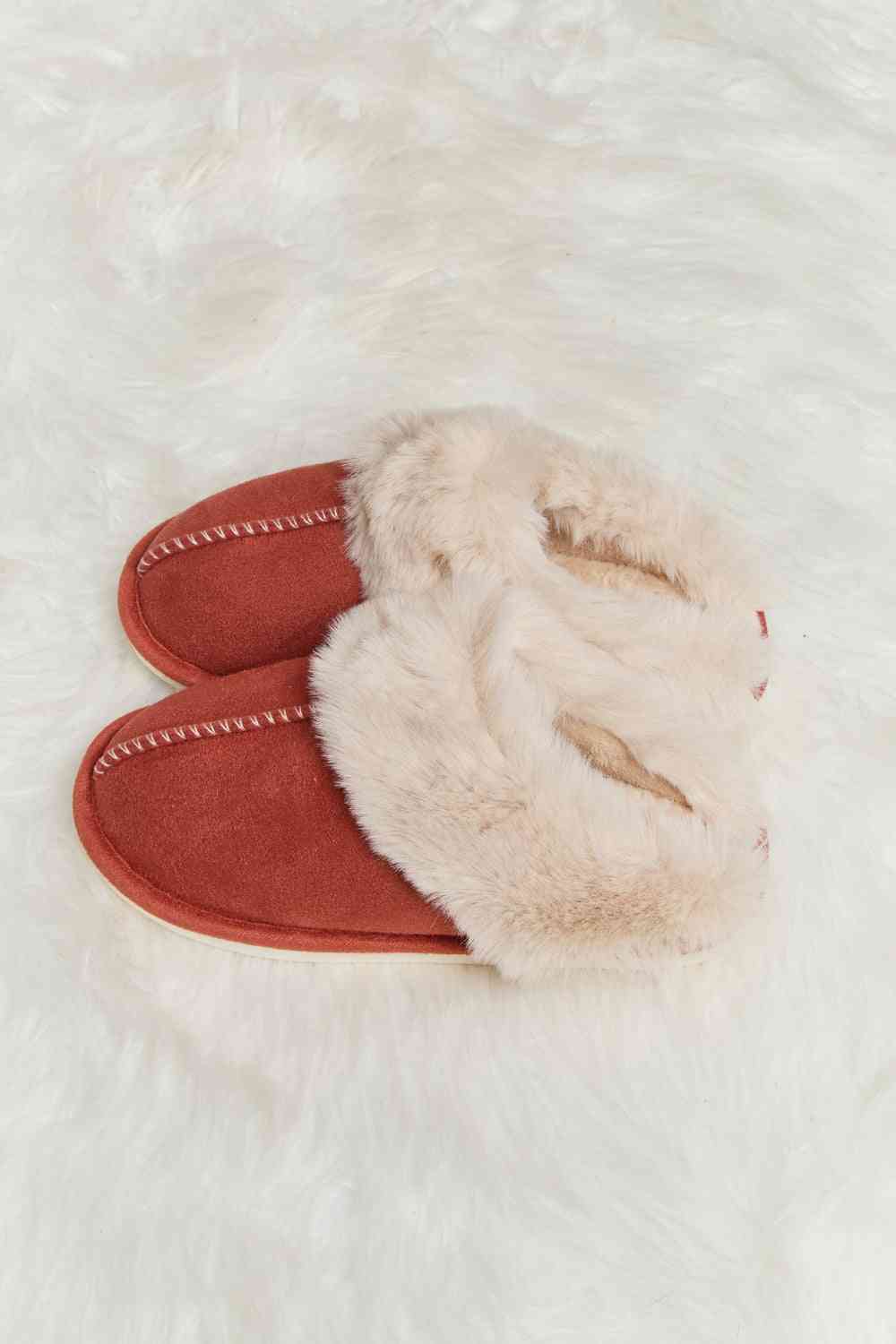 melody fluffy indoor slippers