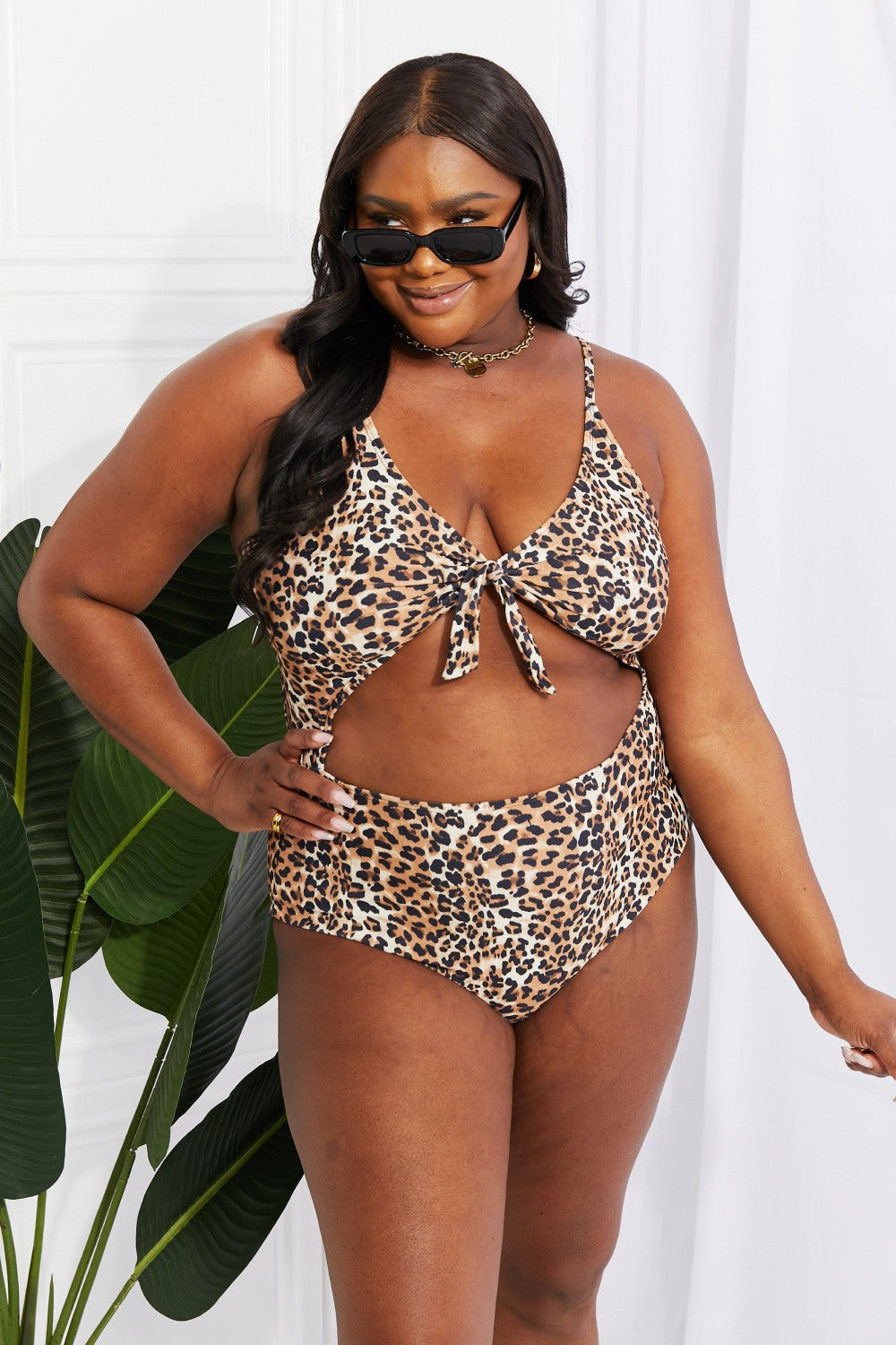 marina west swim lost at sea cutout one-piece swimsuit