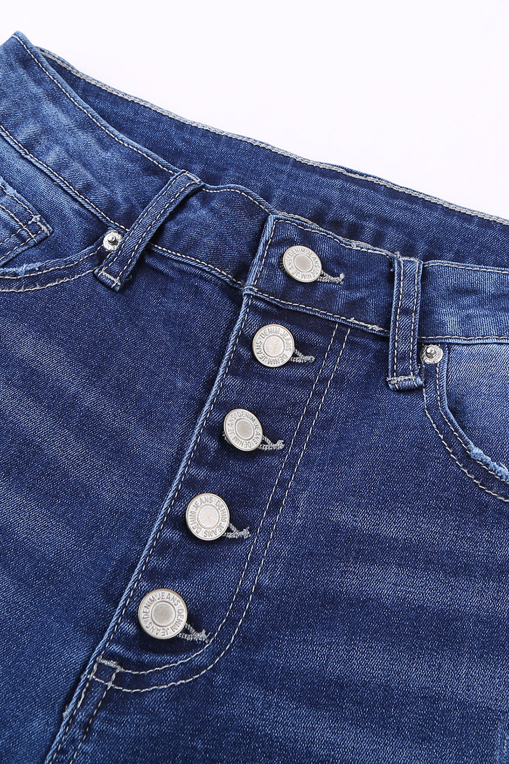 baeful what you want button fly pocket jeans