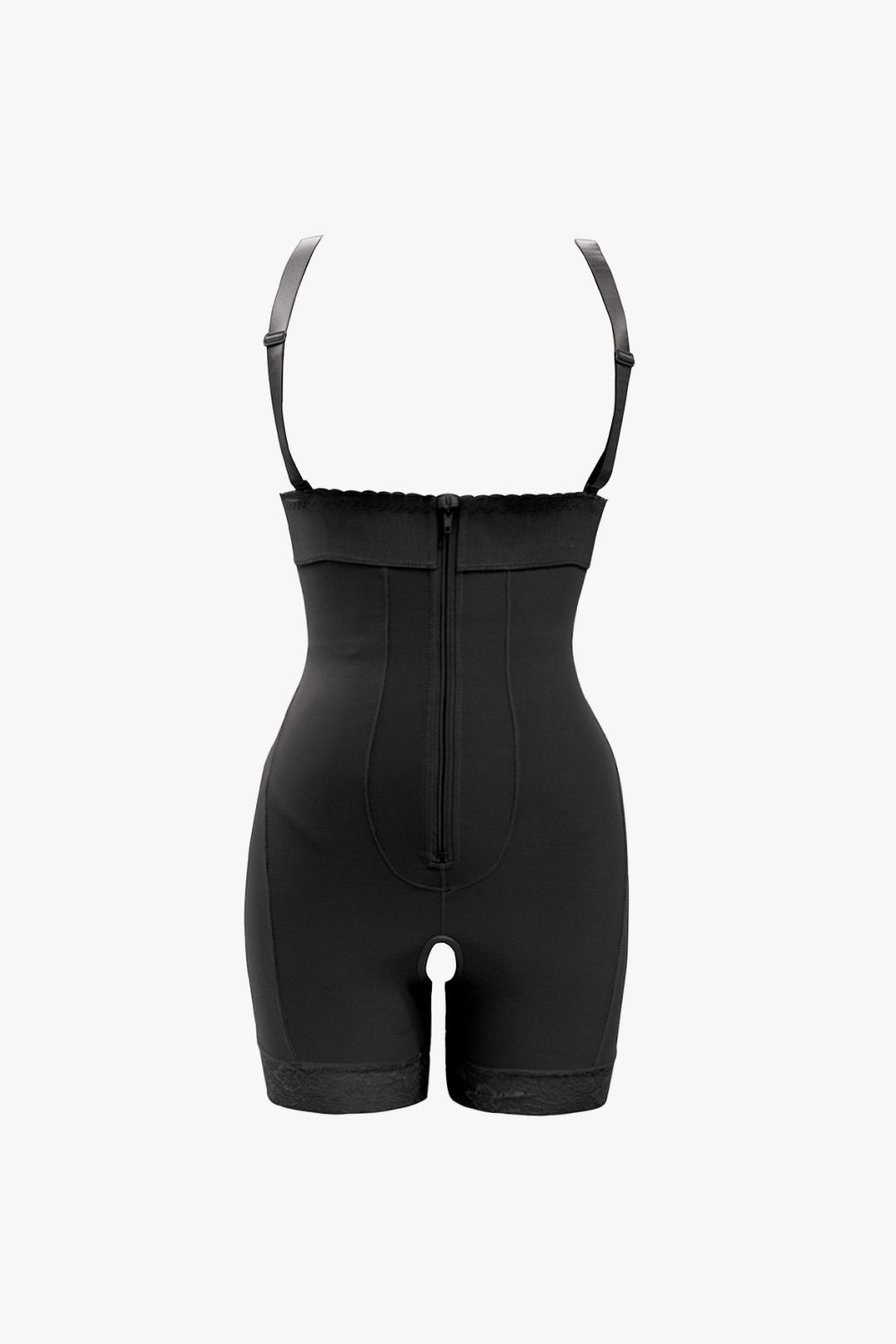 full size zip up under-bust shaping bodysuit