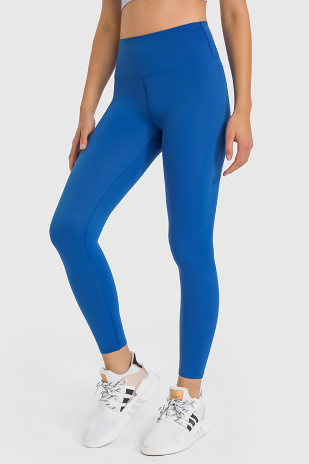 high waist ankle-length yoga leggings