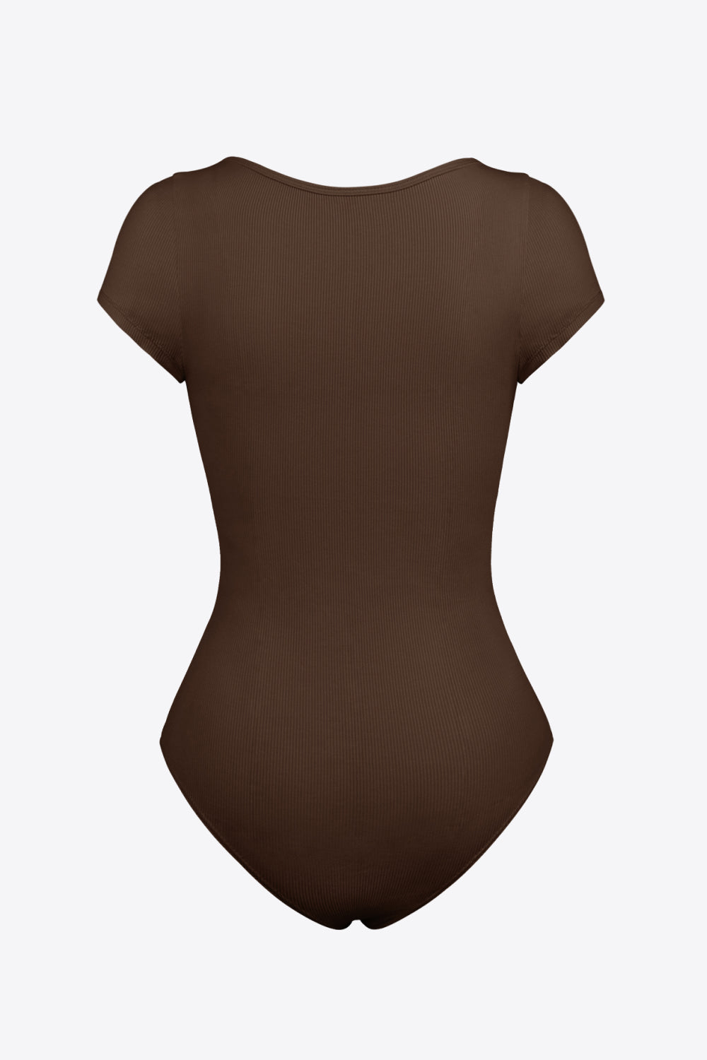 scoop neck short sleeve bodysuit