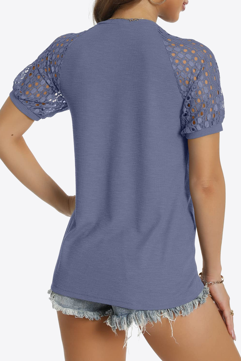 short sleeve v-neck tee