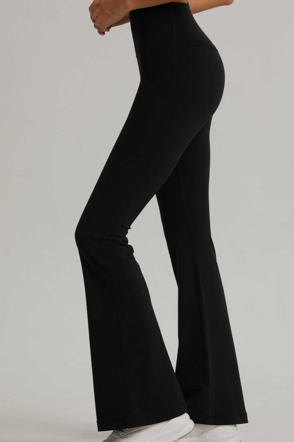 high waist sports bootcut leggings