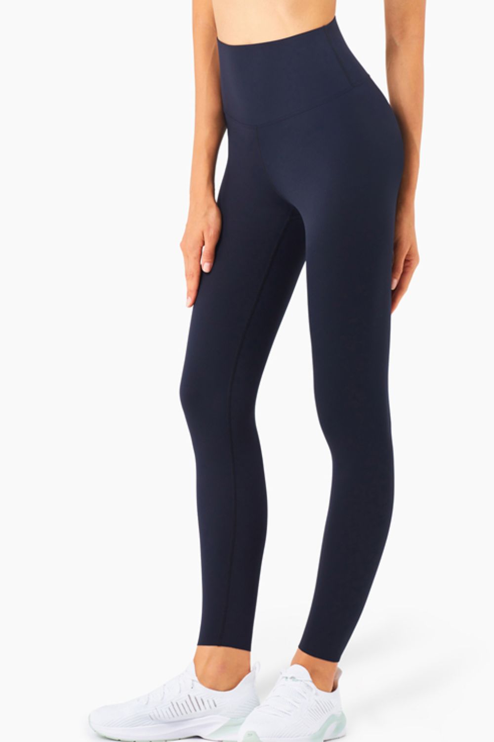 ankle-length high-rise yoga leggings