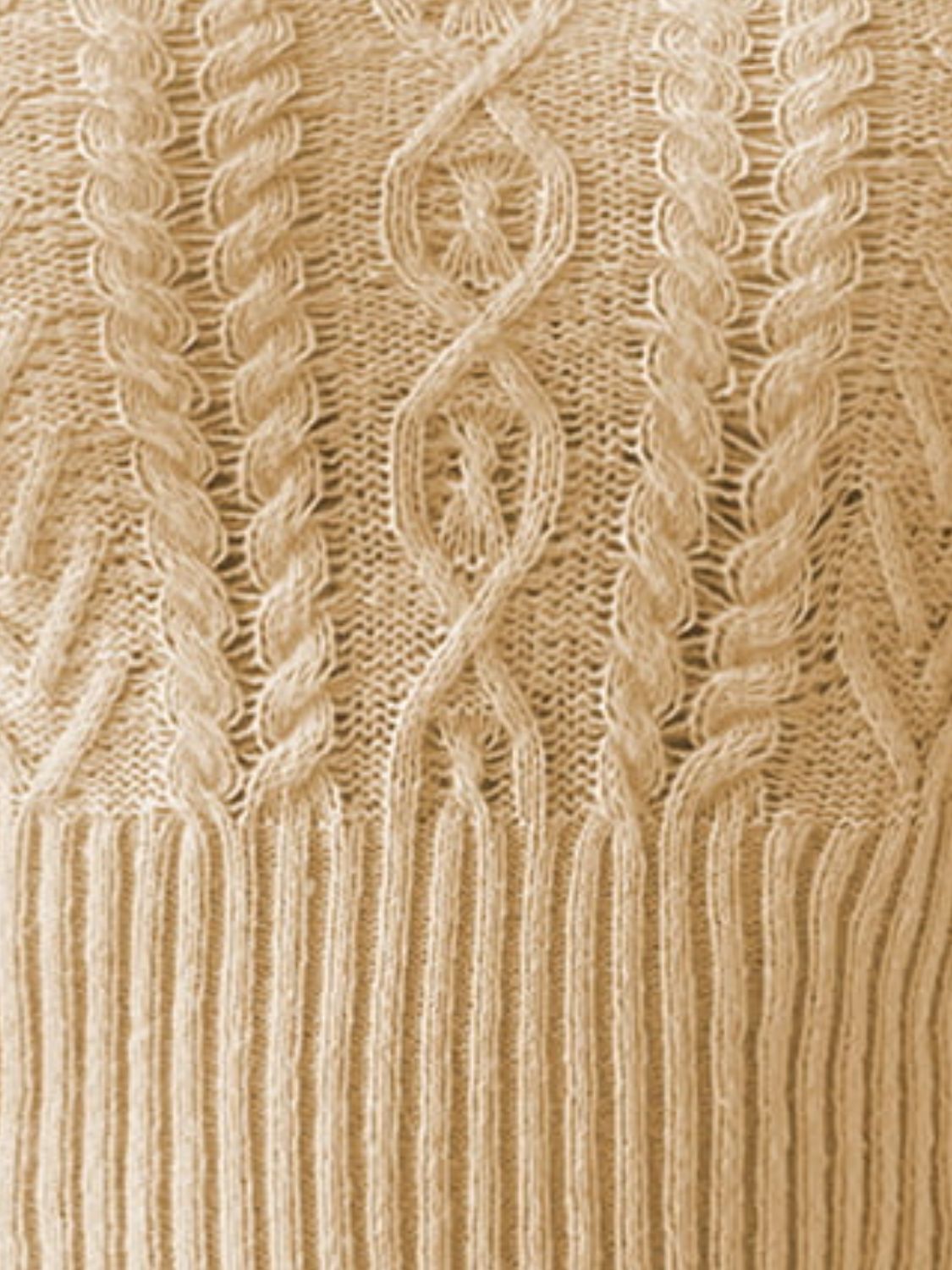 scoop neck mixed knit cami