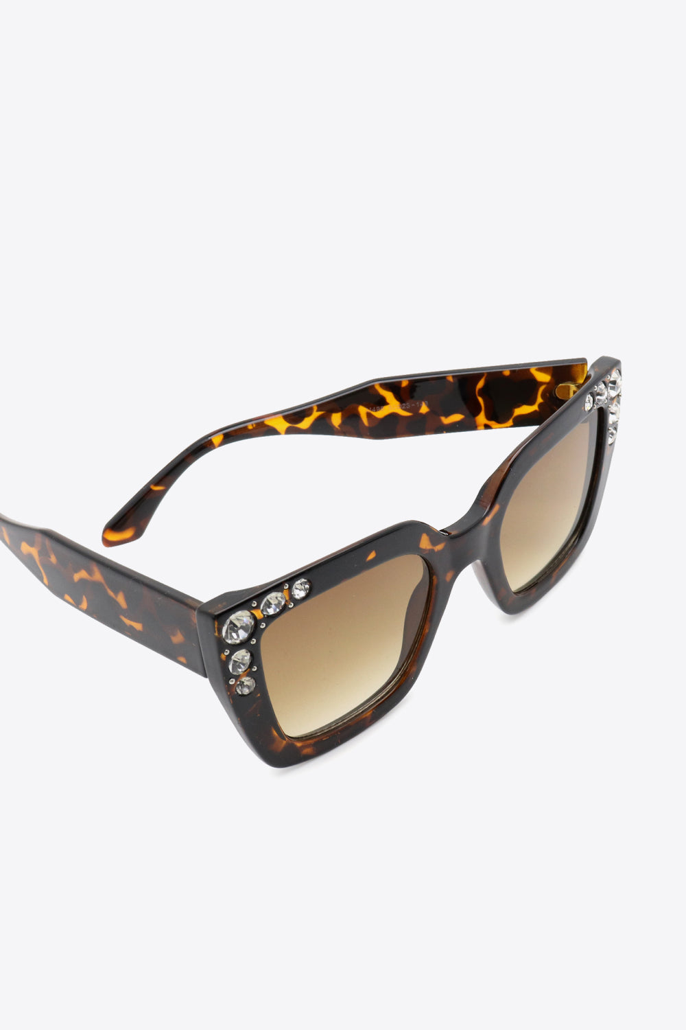 inlaid rhinestone polycarbonate sunglasses