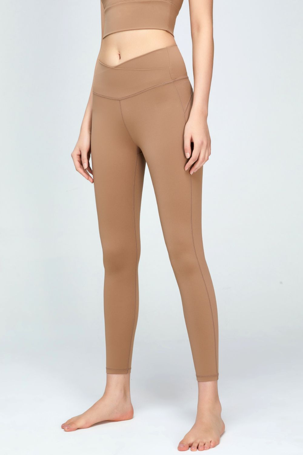 v-waist sports leggings