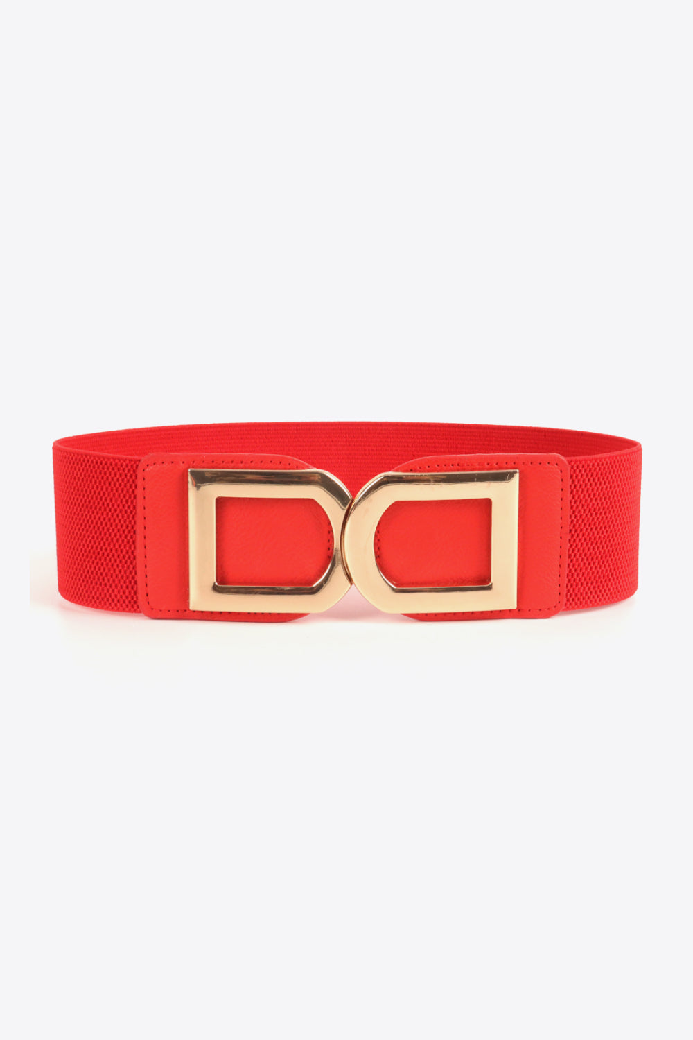 double d buckle pu belt