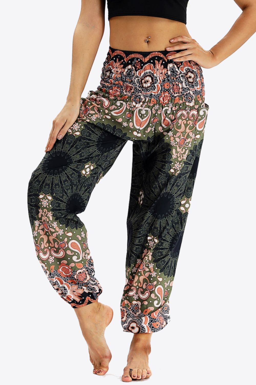 makes me wonder printed pants