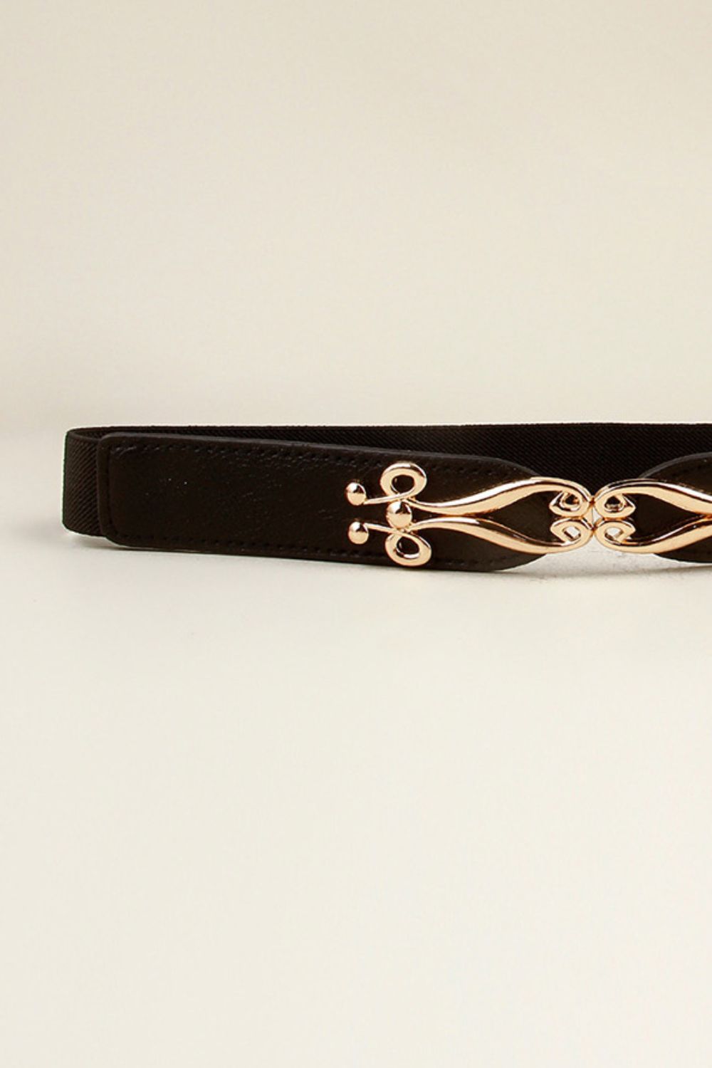 alloy buckle elastic belt