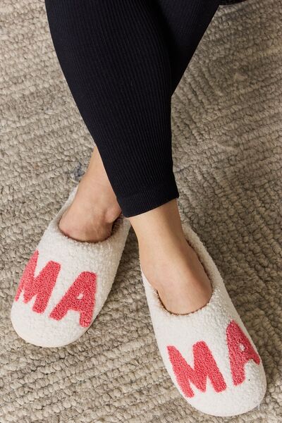 melody mama pattern cozy slippers