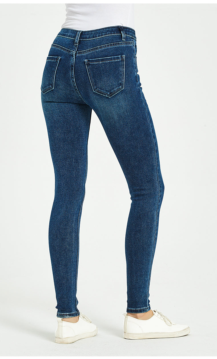 full size mid-rise waist skinny jeans