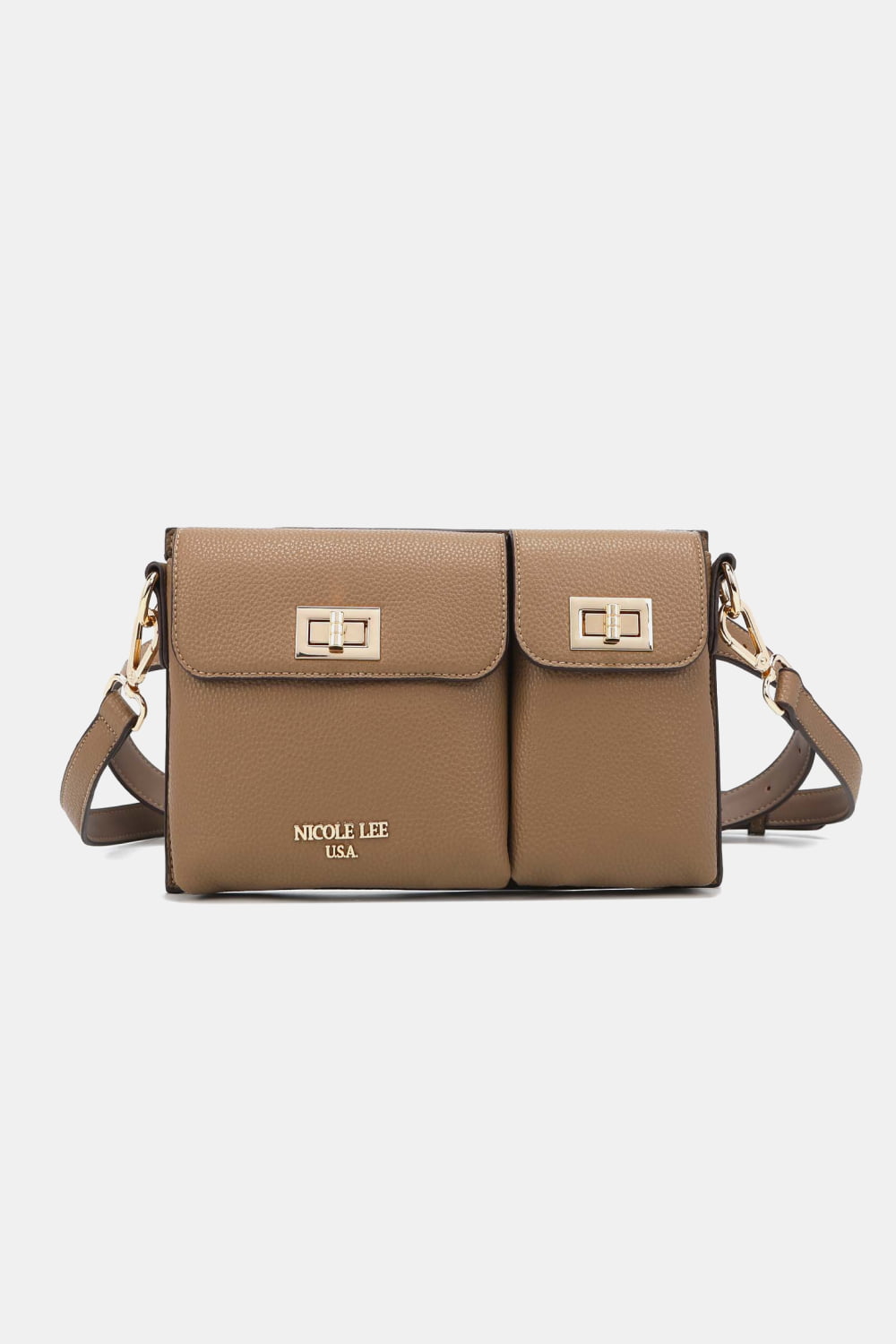 nicole lee usa multi-pocket fanny pack