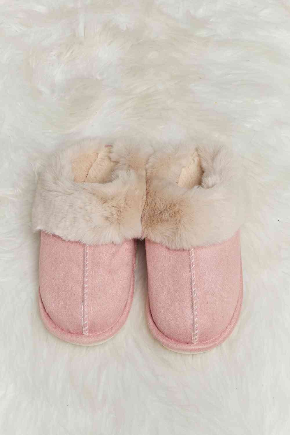 melody fluffy indoor slippers