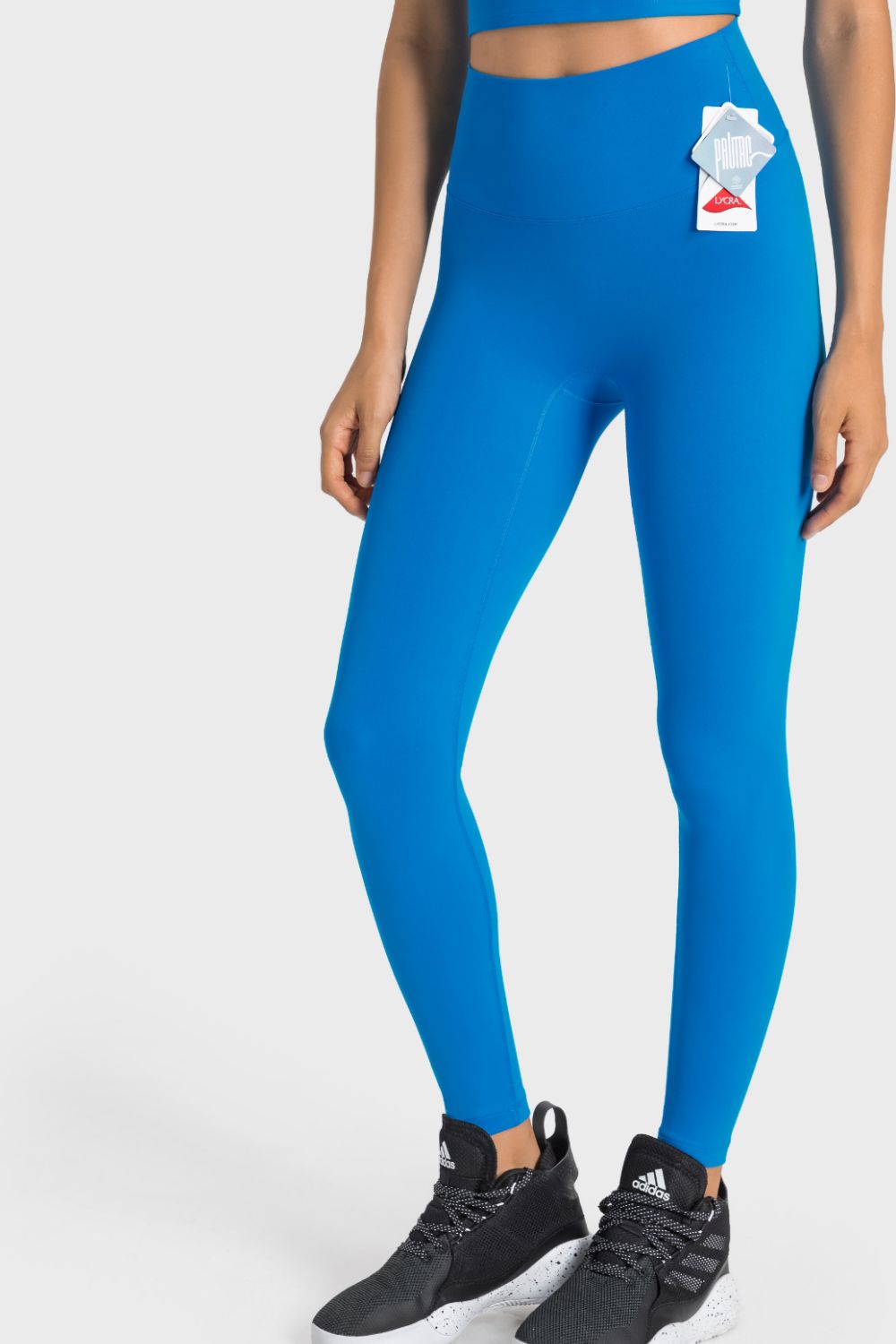 high-rise wide waistband yoga leggings