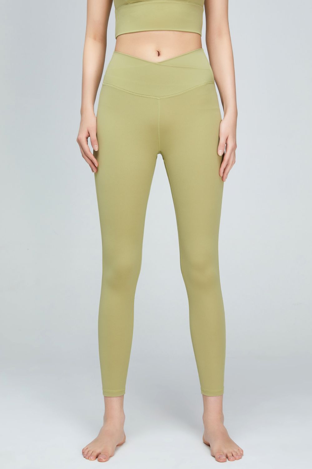 v-waist sports leggings