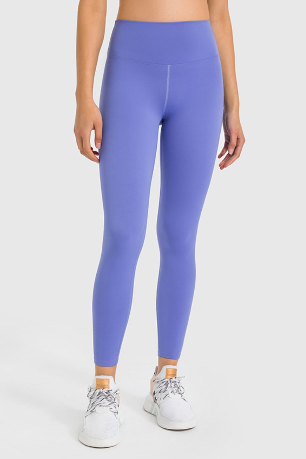 high waist ankle-length yoga leggings