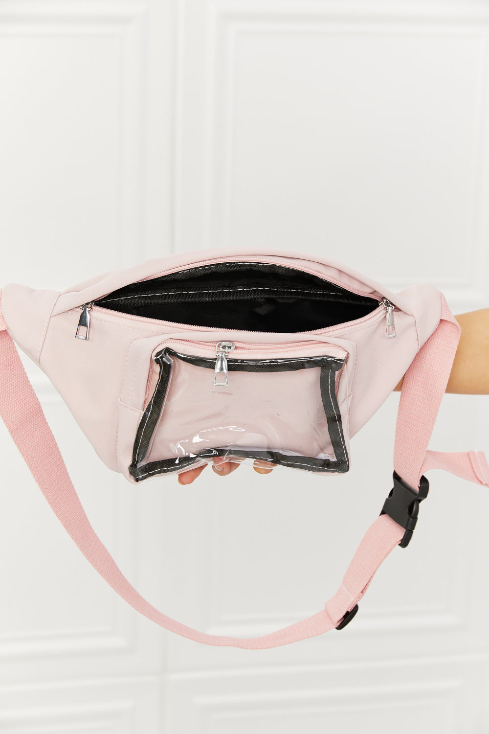 fame doing me waist bag in pink