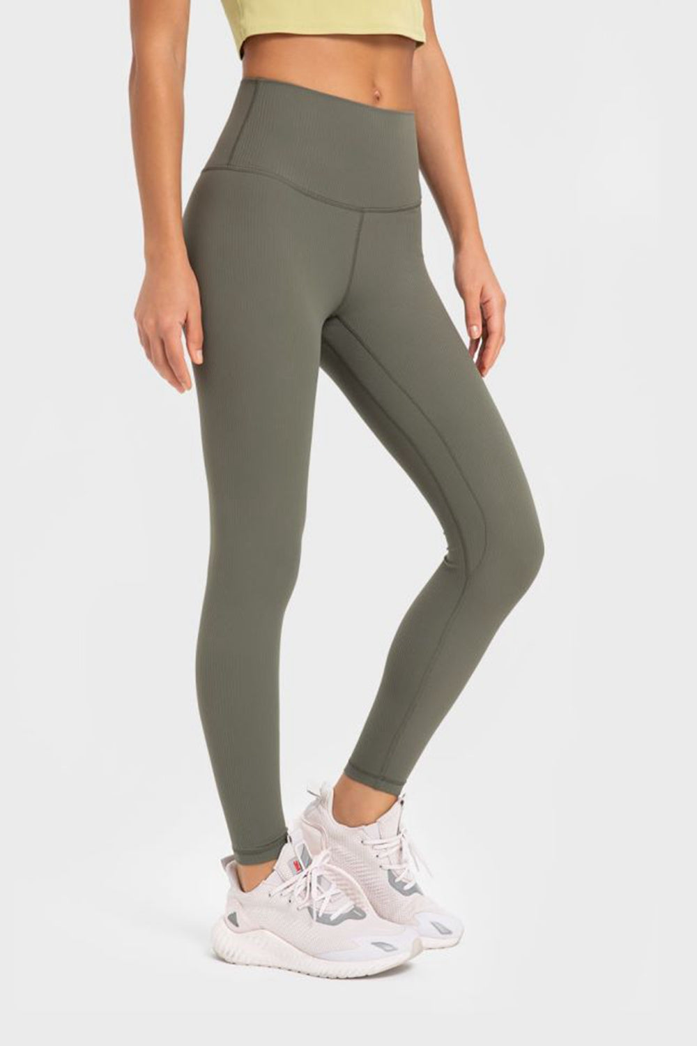 highly stretchy wide waistband yoga leggings