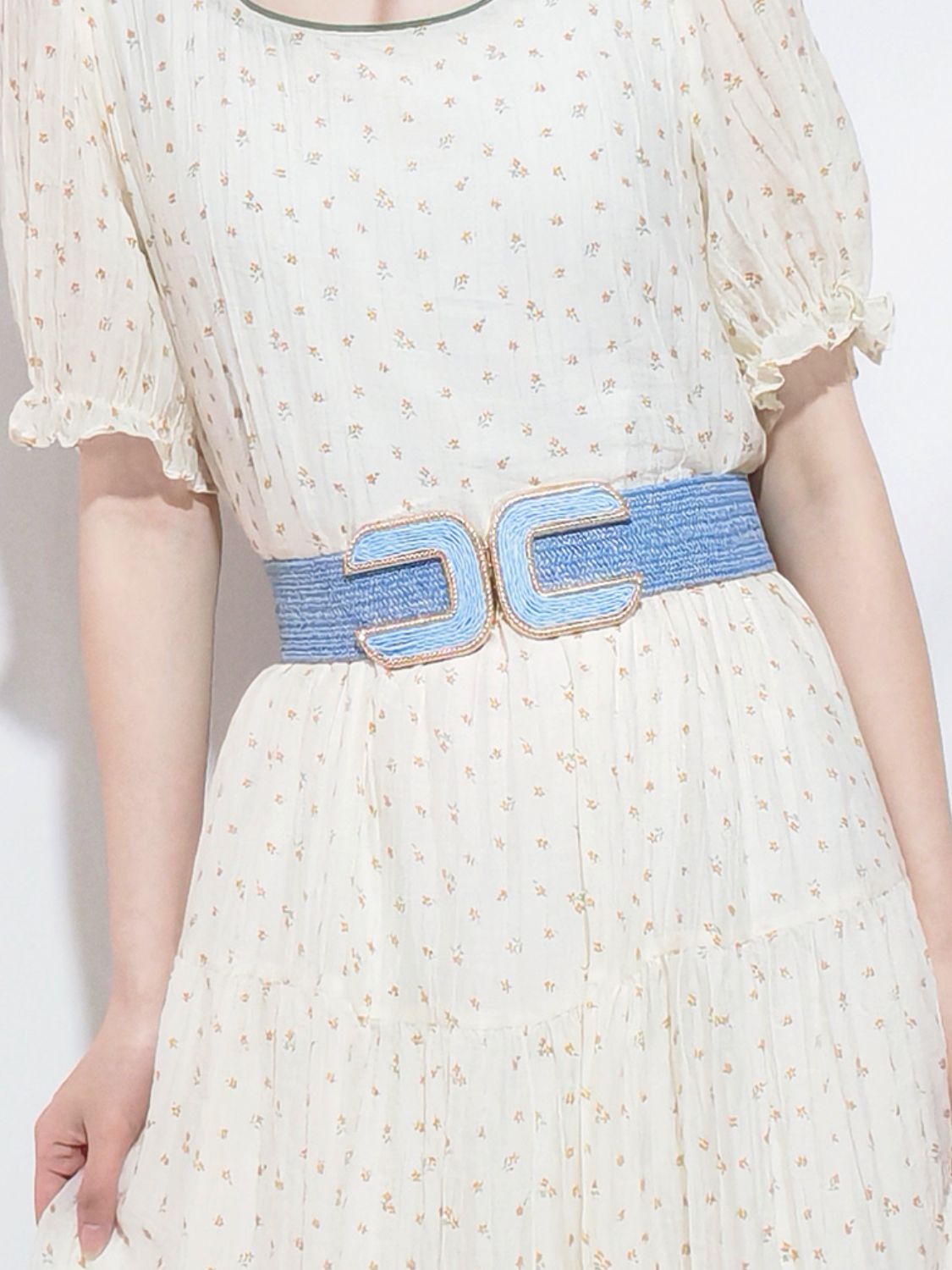 wide braid belt