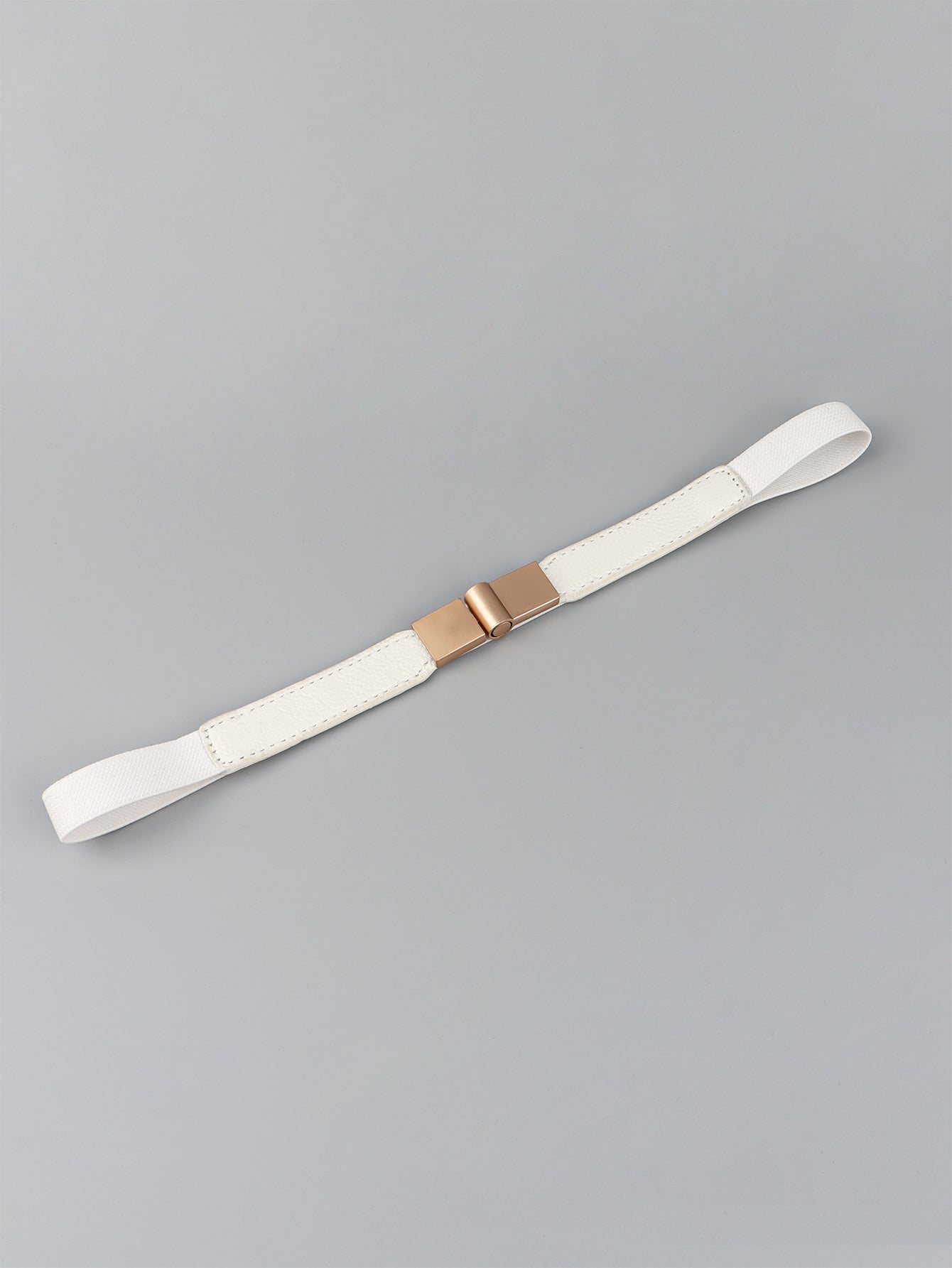 pu elastic skinny belt