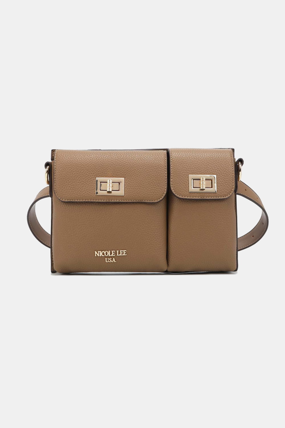 nicole lee usa multi-pocket fanny pack