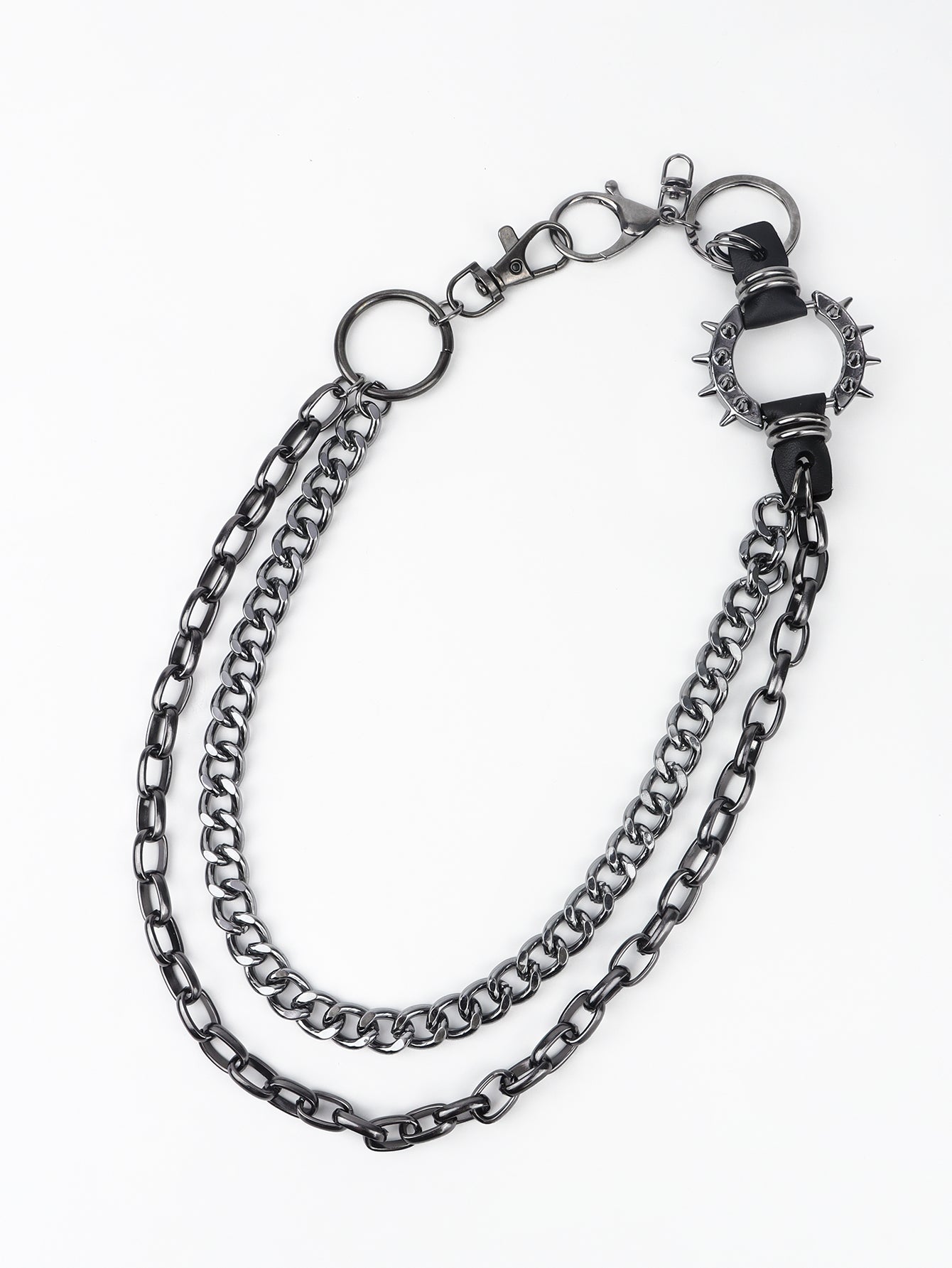 punk aluminium chain belt