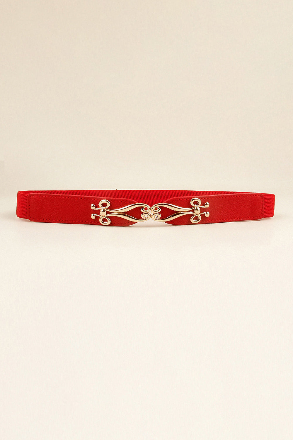 alloy buckle elastic belt