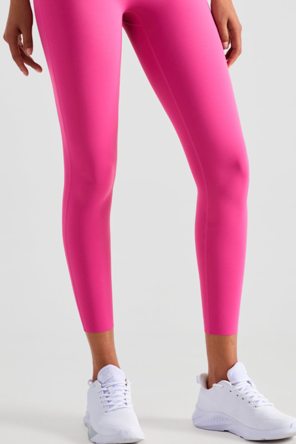 high waist seamless ankle-length yoga leggings