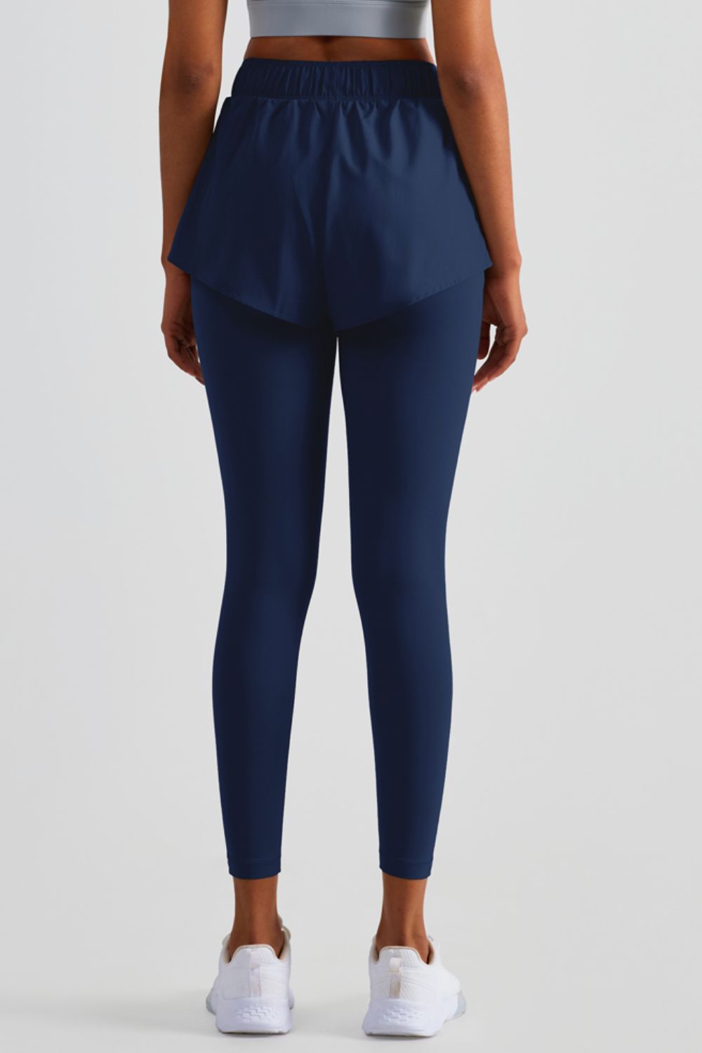 elastic waist sports leggings