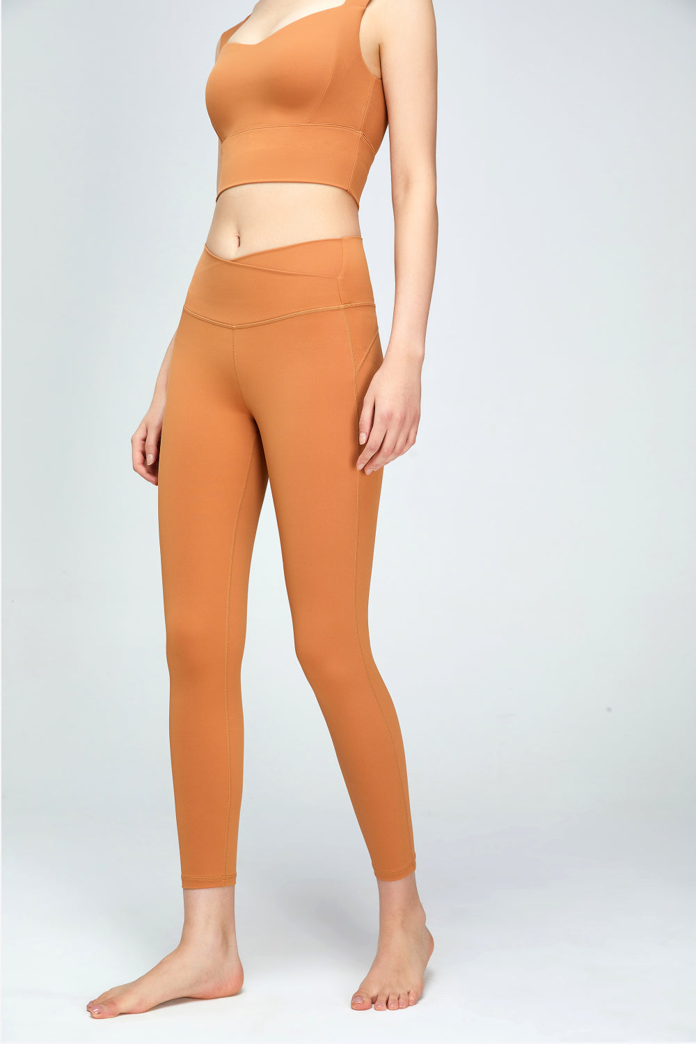 v-waist sports leggings